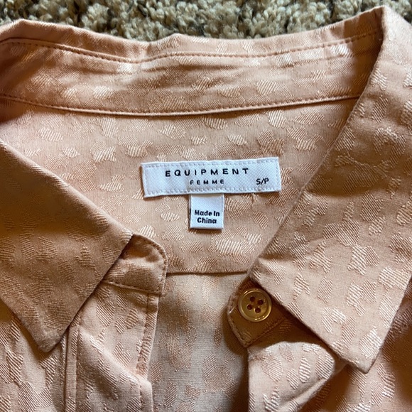 Equipment LEMMA blouse in rose cloud - Picture 4 of 7